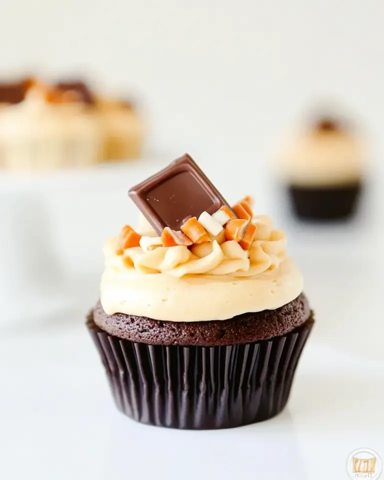 Homemade Snickers Cupcakes photo