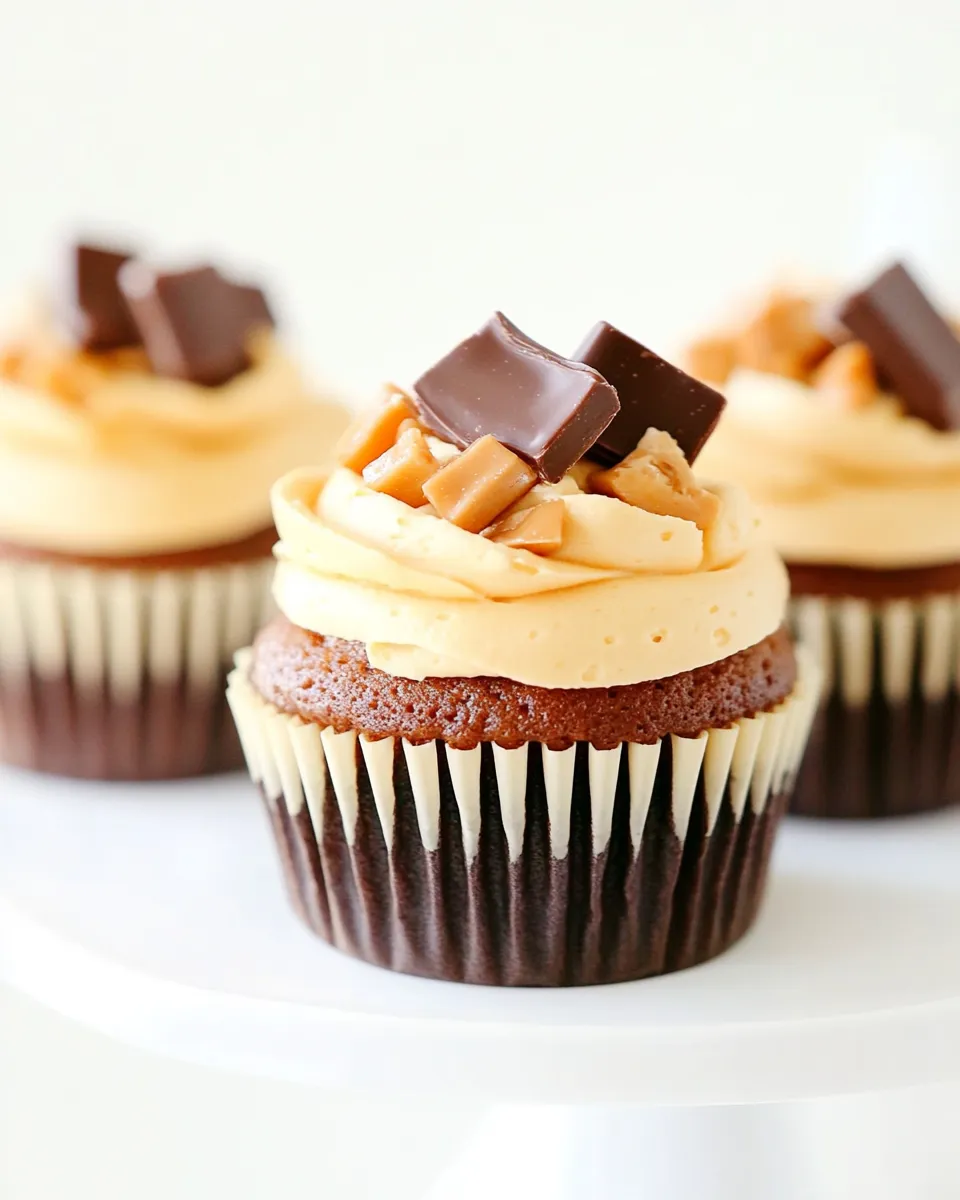 Delicious Snickers Cupcakes image