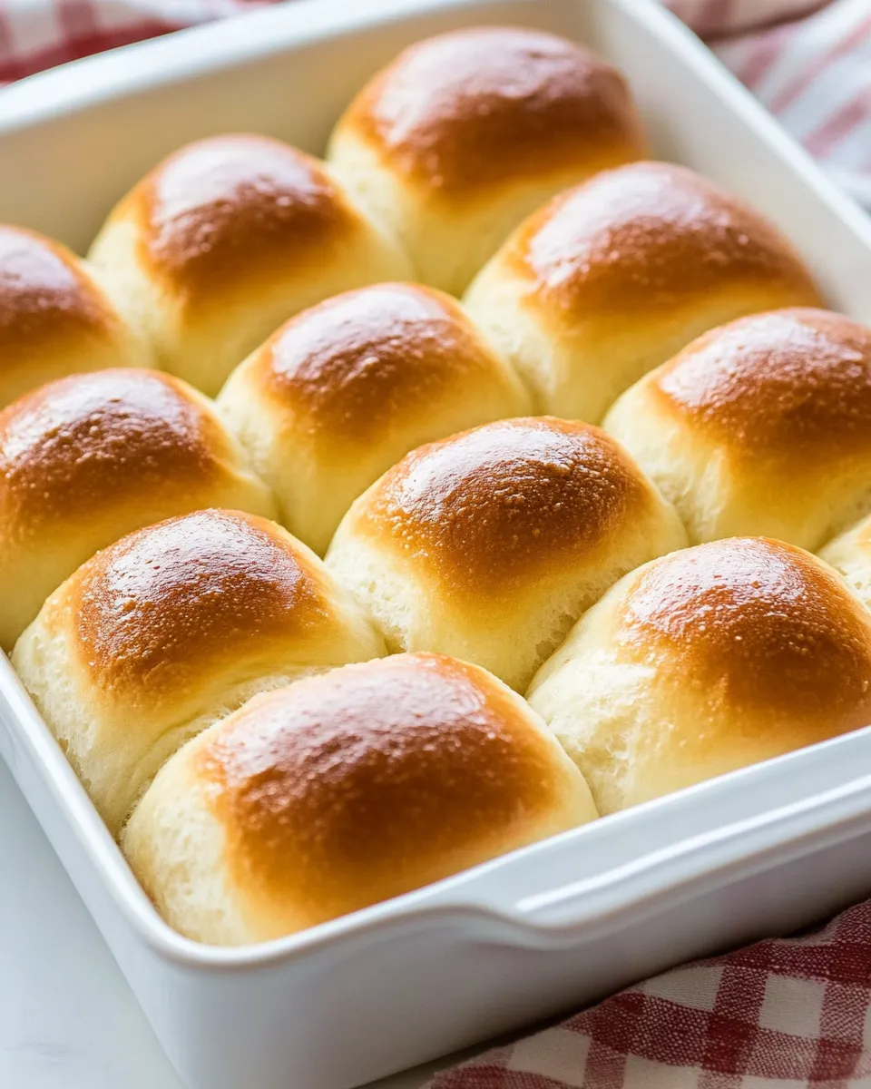 Homemade Soft Dinner Rolls image