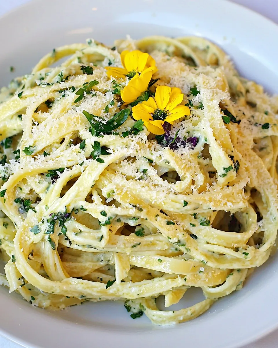 Delicious Souper Salad Fettuccine Salad shot