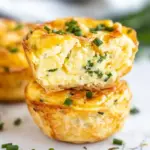 Homemade Sour Cream & Chives Egg Muffin Cups photo