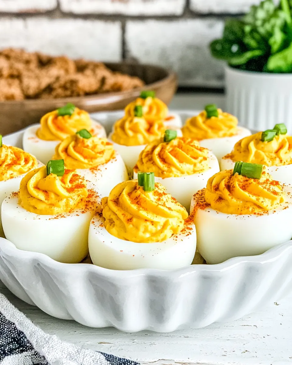 Easy Southern Deviled Eggs recipe photo