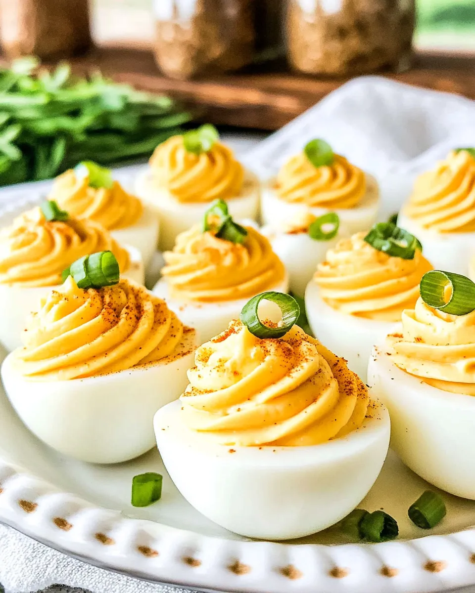 Delicious Southern Deviled Eggs shot