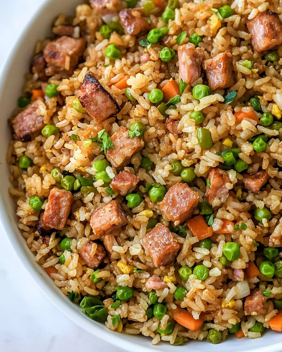 Quick Spam Fried Rice image