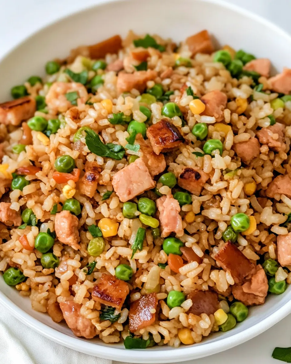Delicious Spam Fried Rice recipe photo