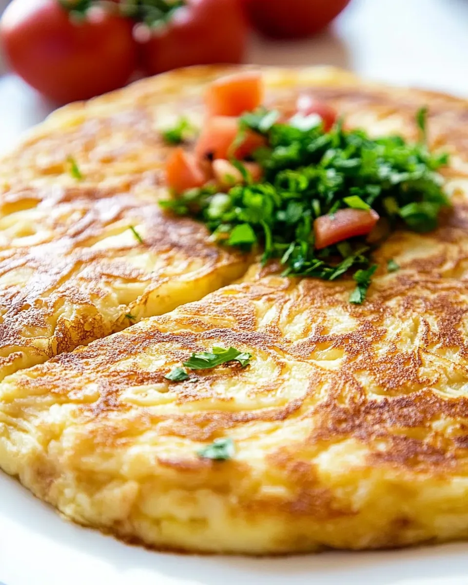 Easy Spanish Omelette (Spanish Tortilla) recipe photo