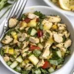 Homemade Spicy Chicken Salad with Ginger and Lemon photo