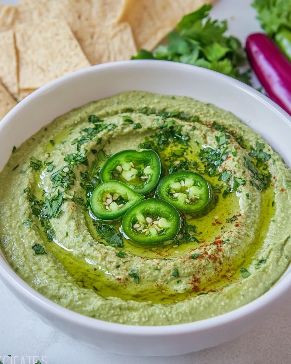 Easy Spicy Jalapeo Hummus image