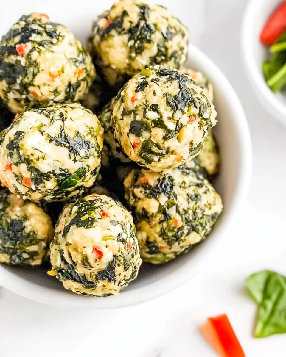 Delicious Spinach Balls - Keto Appetizer image