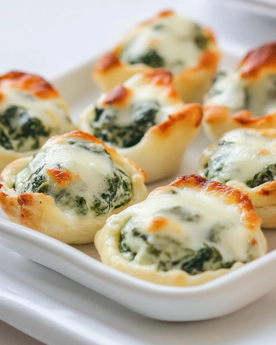 Homemade Spinach Dip Bites photo