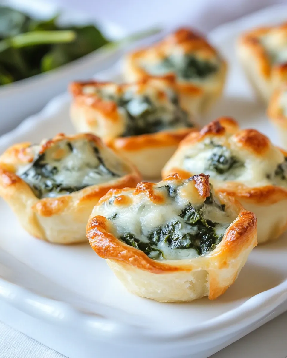 Easy Spinach Dip Bites recipe photo
