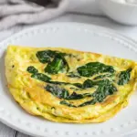 Homemade Spinach Omelet photo