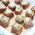 Homemade Steak Bites with Parmesan Cheese photo