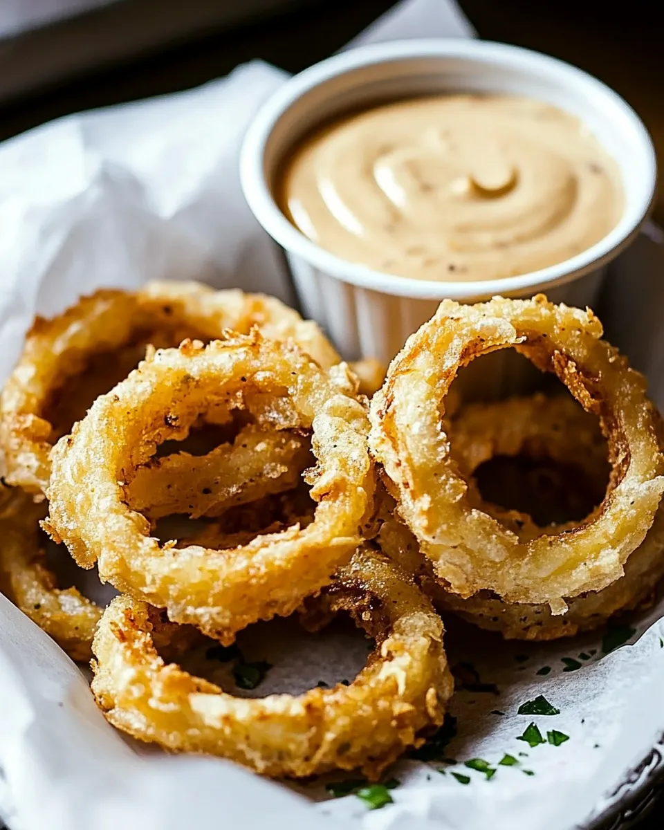 Easy Steak House Onion Rings recipe photo