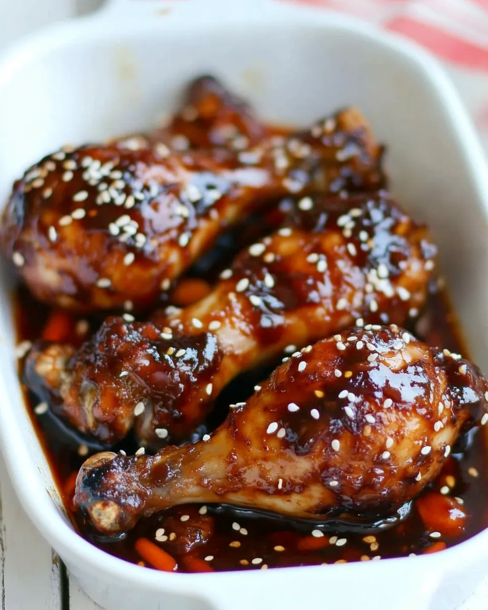 Homemade Sticky Chicken Drumsticks photo