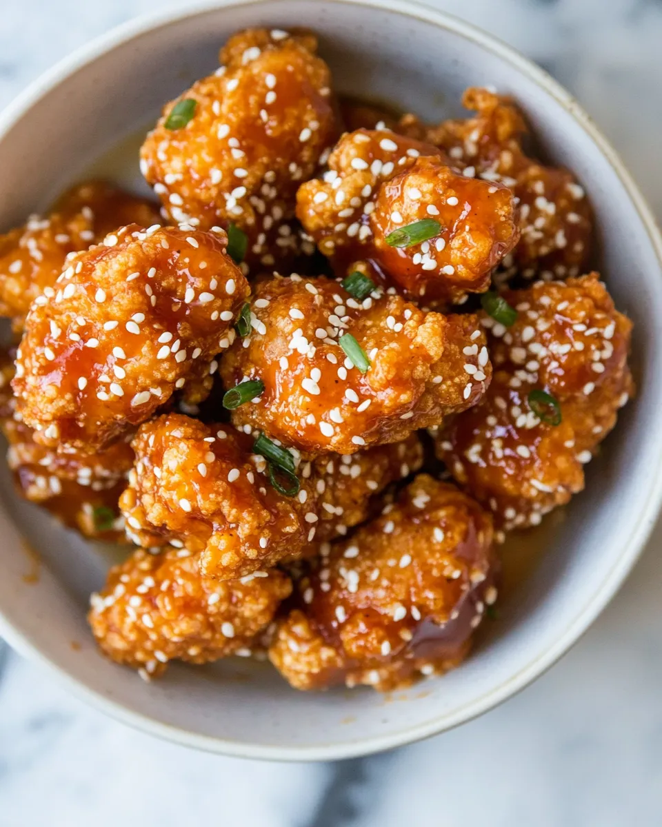 Homemade Sticky Honey Sriracha Cauliflower Wings (Baked or Fried) photo