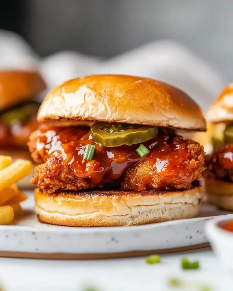 Homemade Sticky Sweet Chili Fried Chicken Sandwiches photo