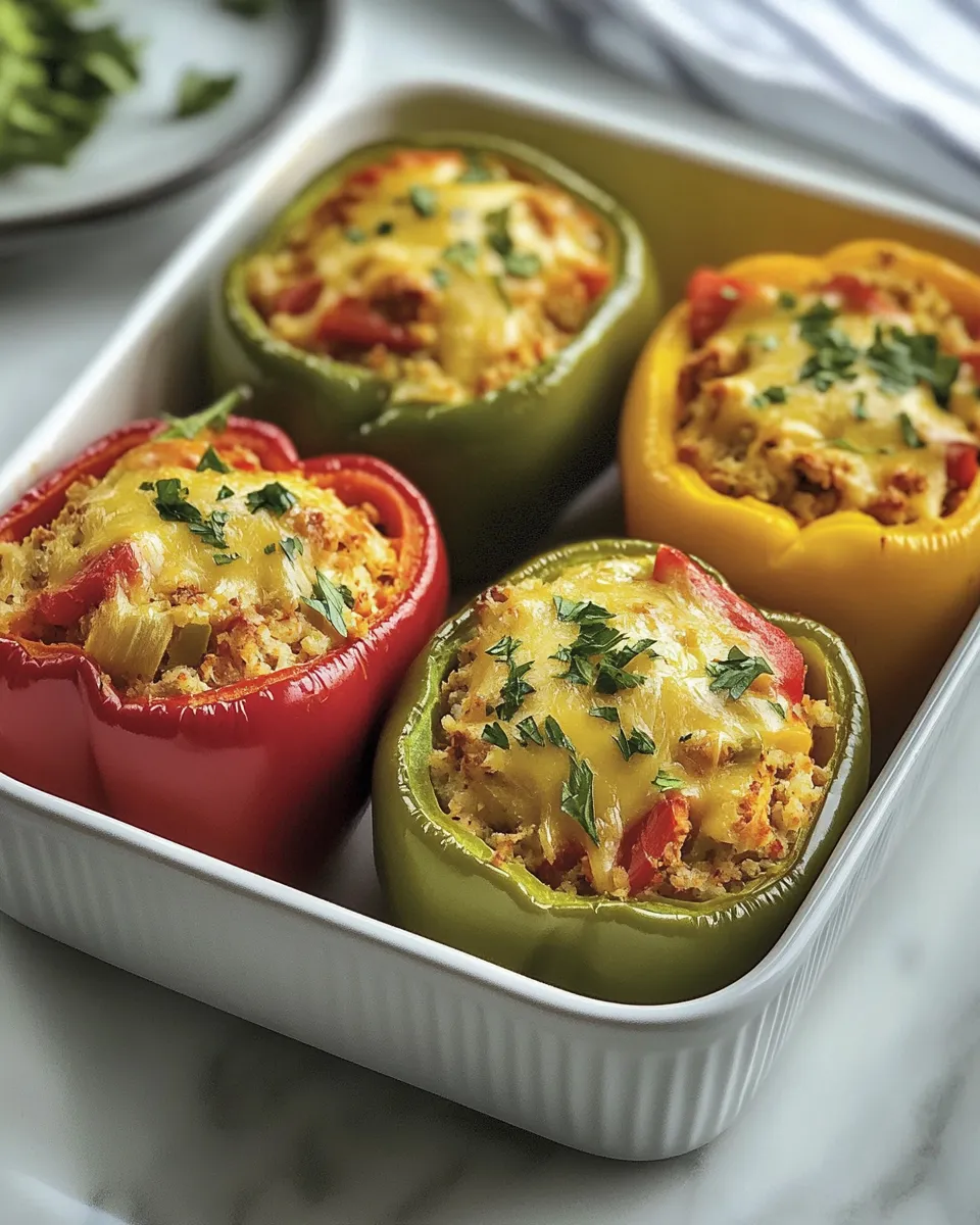 Delicious Stuffed Peppers Recipe dish photo