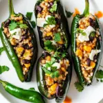 Homemade Stuffed Poblano Peppers photo