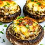 Homemade Stuffed Portobello Mushrooms photo