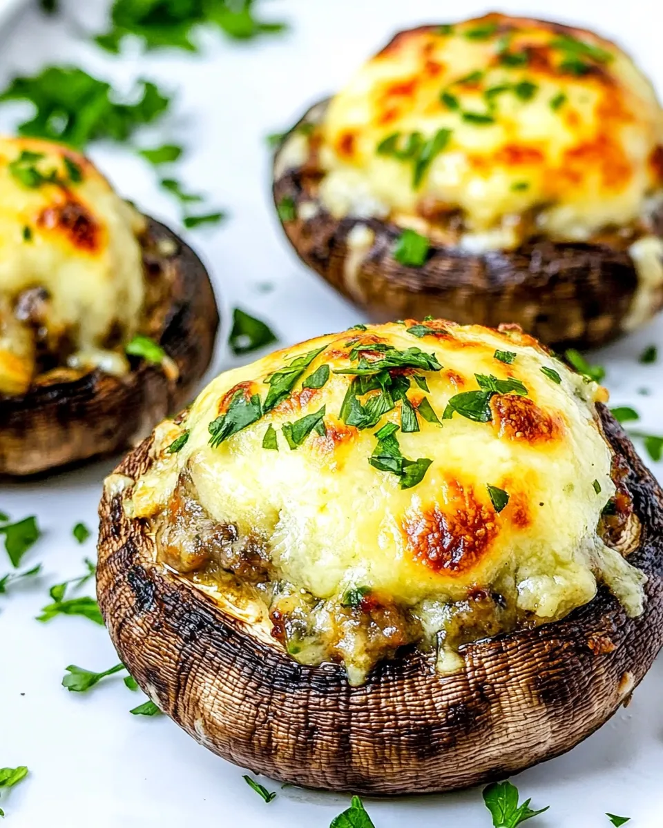 Classic Stuffed Portobello Mushrooms image