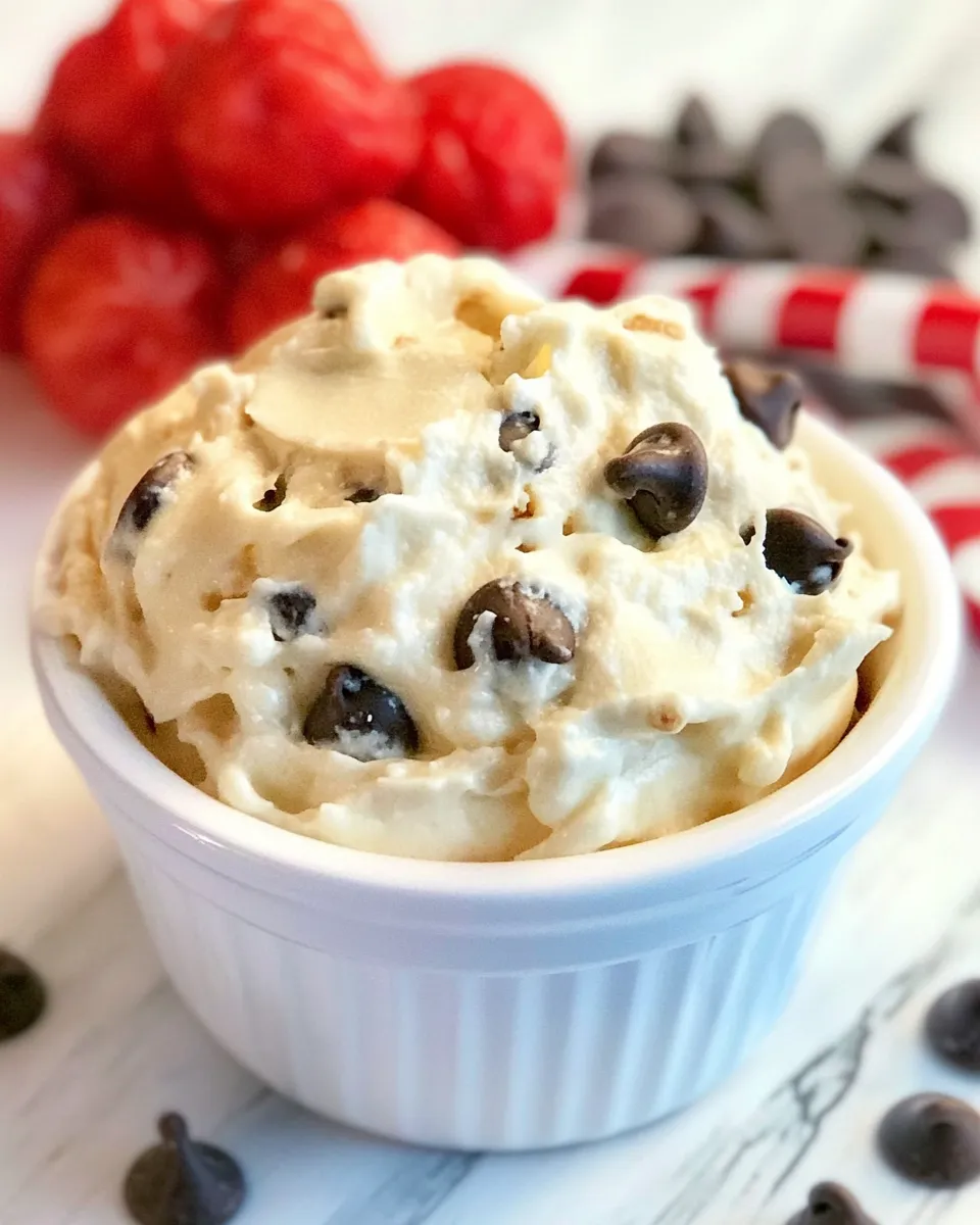 Homemade Sugar Free Chocolate Chip Dip With Cream Cheese photo