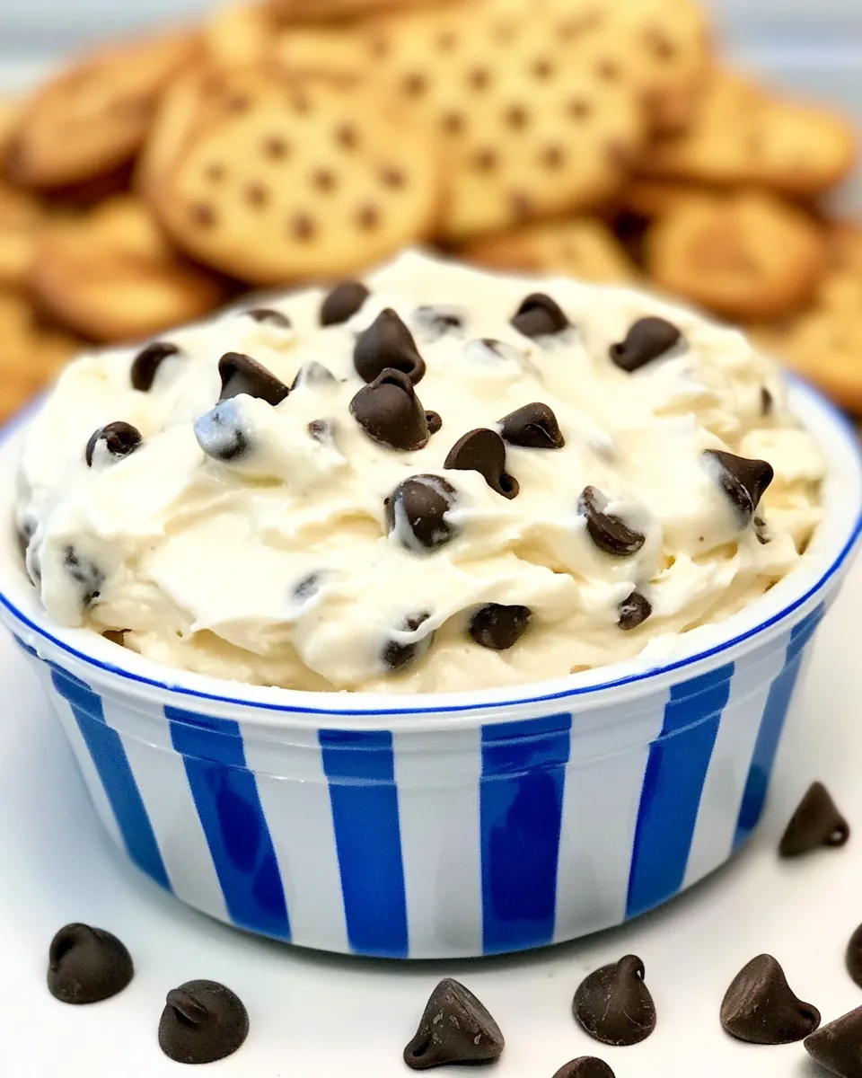 Delicious Sugar Free Chocolate Chip Dip With Cream Cheese recipe image