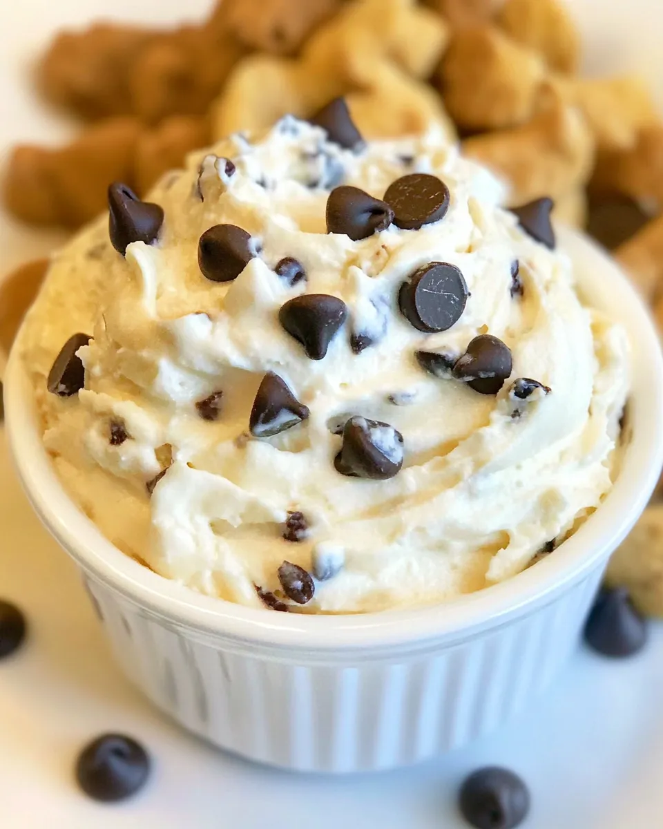 Easy Sugar Free Chocolate Chip Dip With Cream Cheese shot