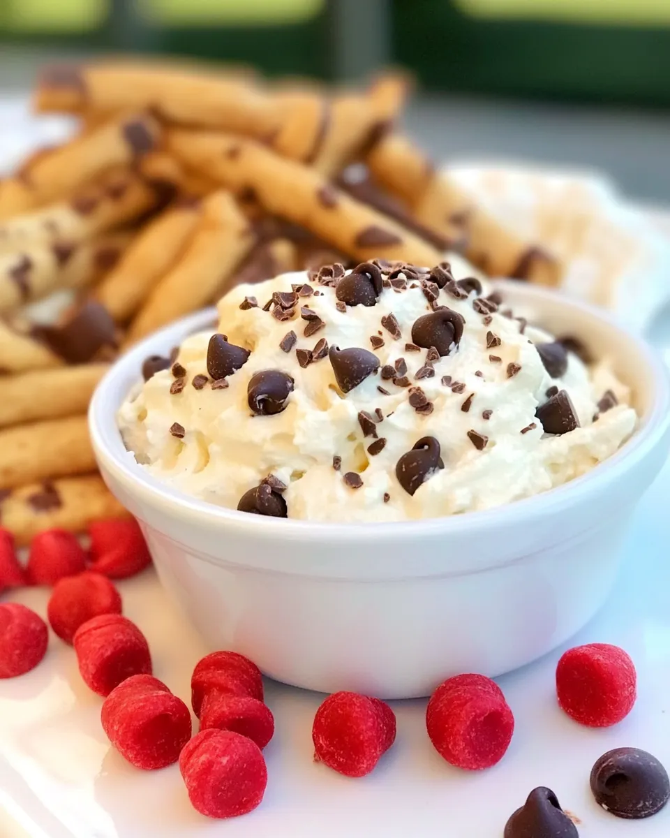 Healthy Sugar Free Chocolate Chip Dip With Cream Cheese picture