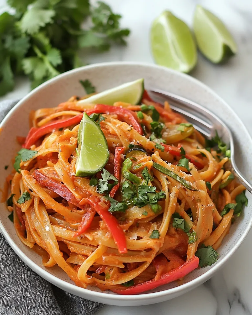 Easy Sunday Suppers: One-Pan Veggie Fajita Pasta recipe photo
