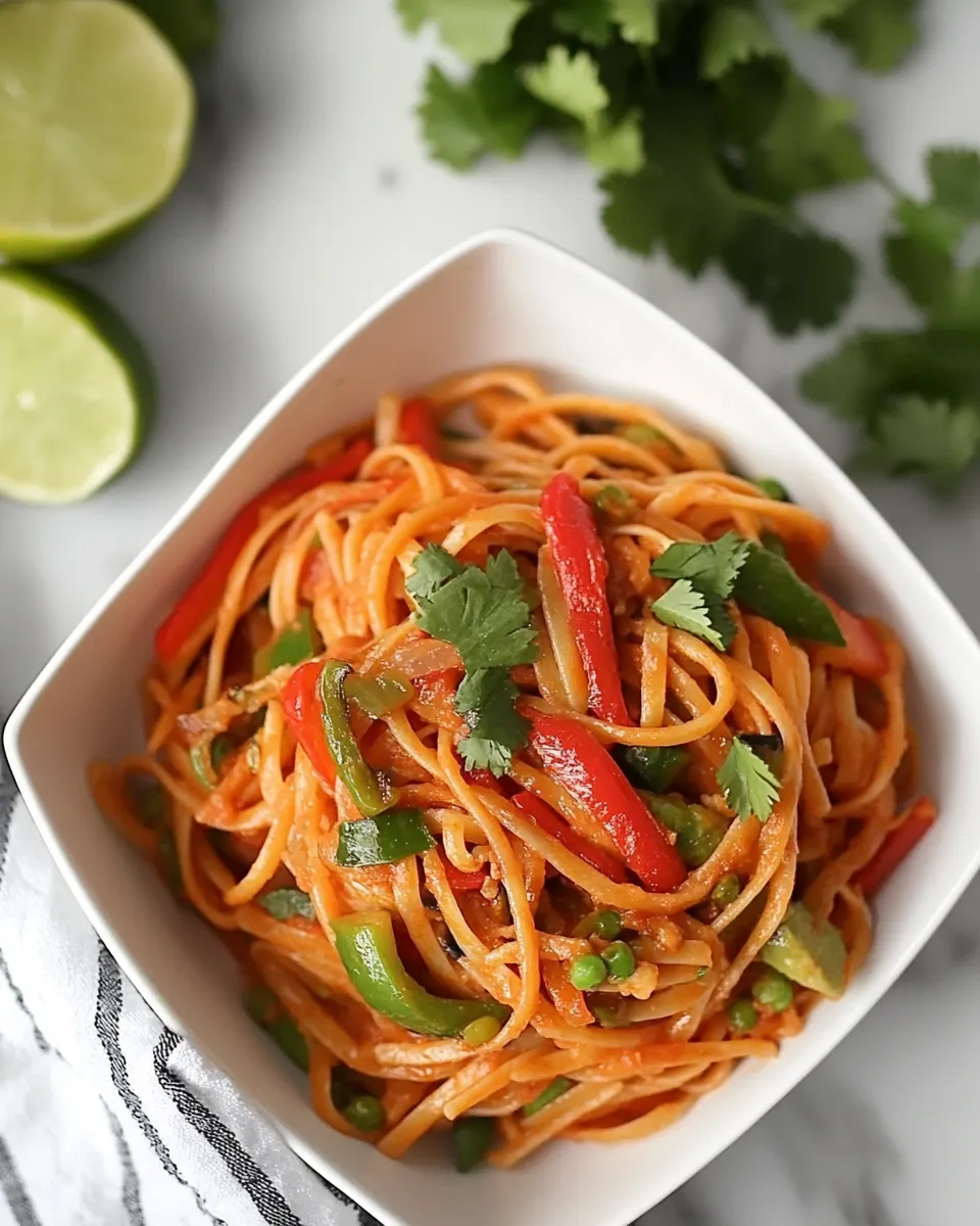 Delicious Sunday Suppers: One-Pan Veggie Fajita Pasta shot