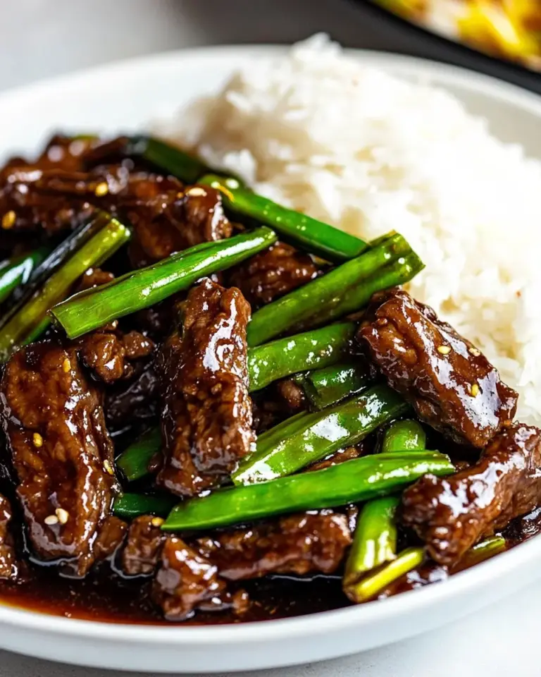 Homemade Super Easy Mongolian Beef Recipe photo