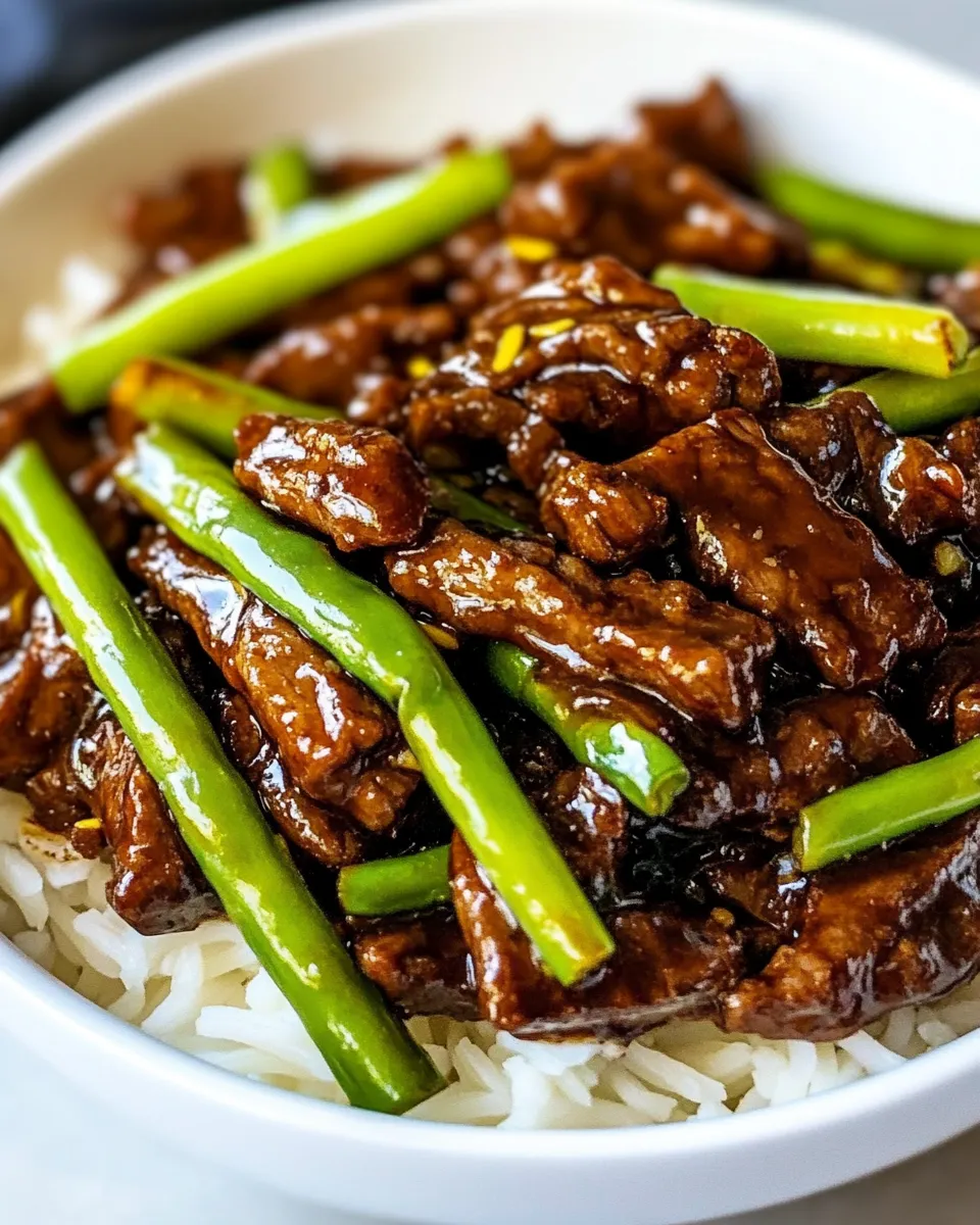 Classic Super Easy Mongolian Beef Recipe image