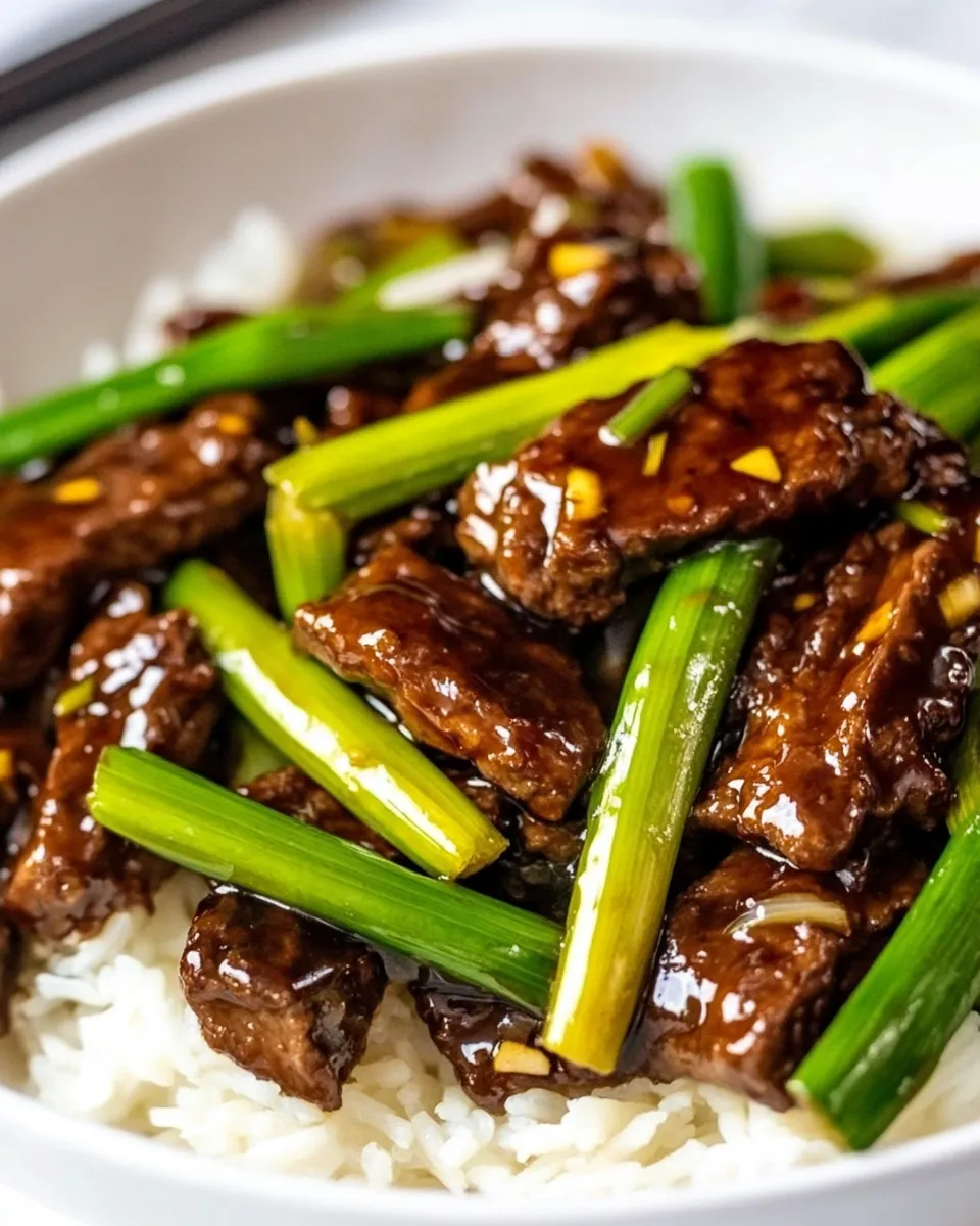 Delicious Super Easy Mongolian Beef Recipe dish photo