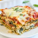 Easy Super Fast Spinach, Pesto and Cheese Lasagna photo