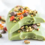 Homemade Superfood Matcha Green Tea Chocolate Bark photo