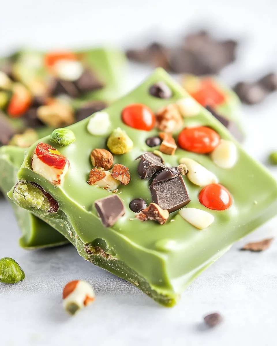 Easy Superfood Matcha Green Tea Chocolate Bark recipe photo