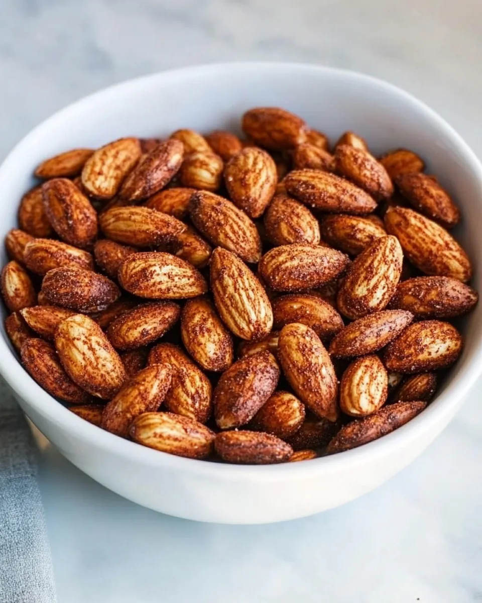 Tasty Sweet And Spicy Toasted Almonds dish photo