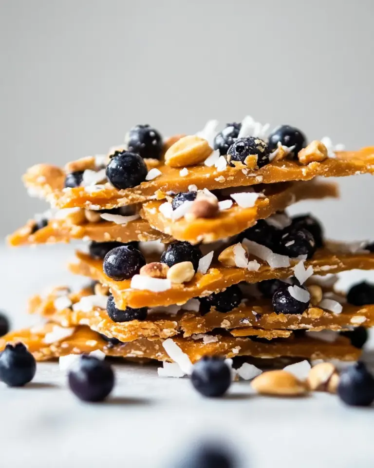 Homemade Sweet Potato Blueberry Coconut Cashew Bark photo