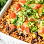 Homemade Taco Black Bean & Rice Casserole photo