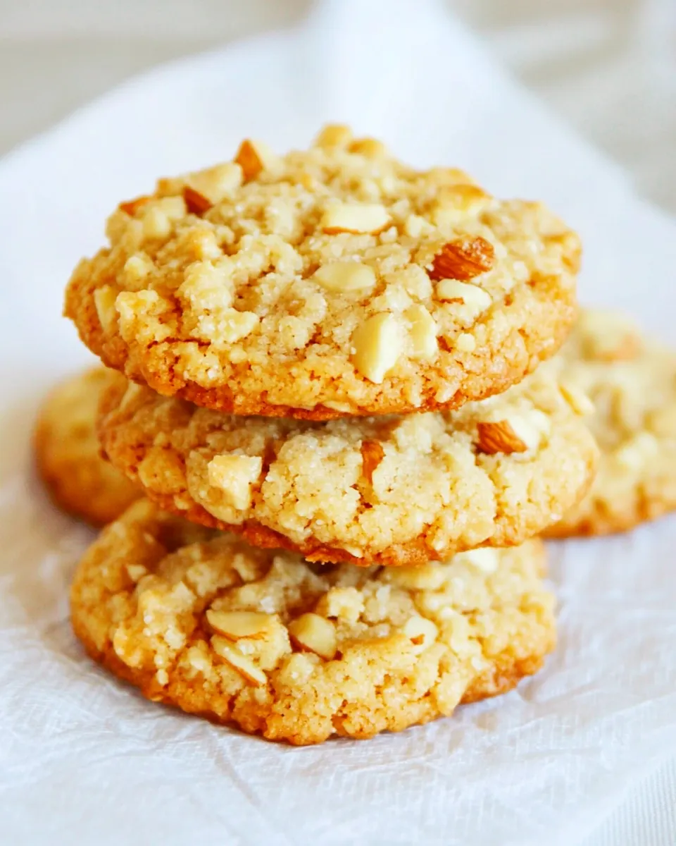 Delicious Texas Almond Crunch Cookies shot