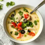 Homemade Thai Coconut Chicken Soup (Tom Kha Gai) photo