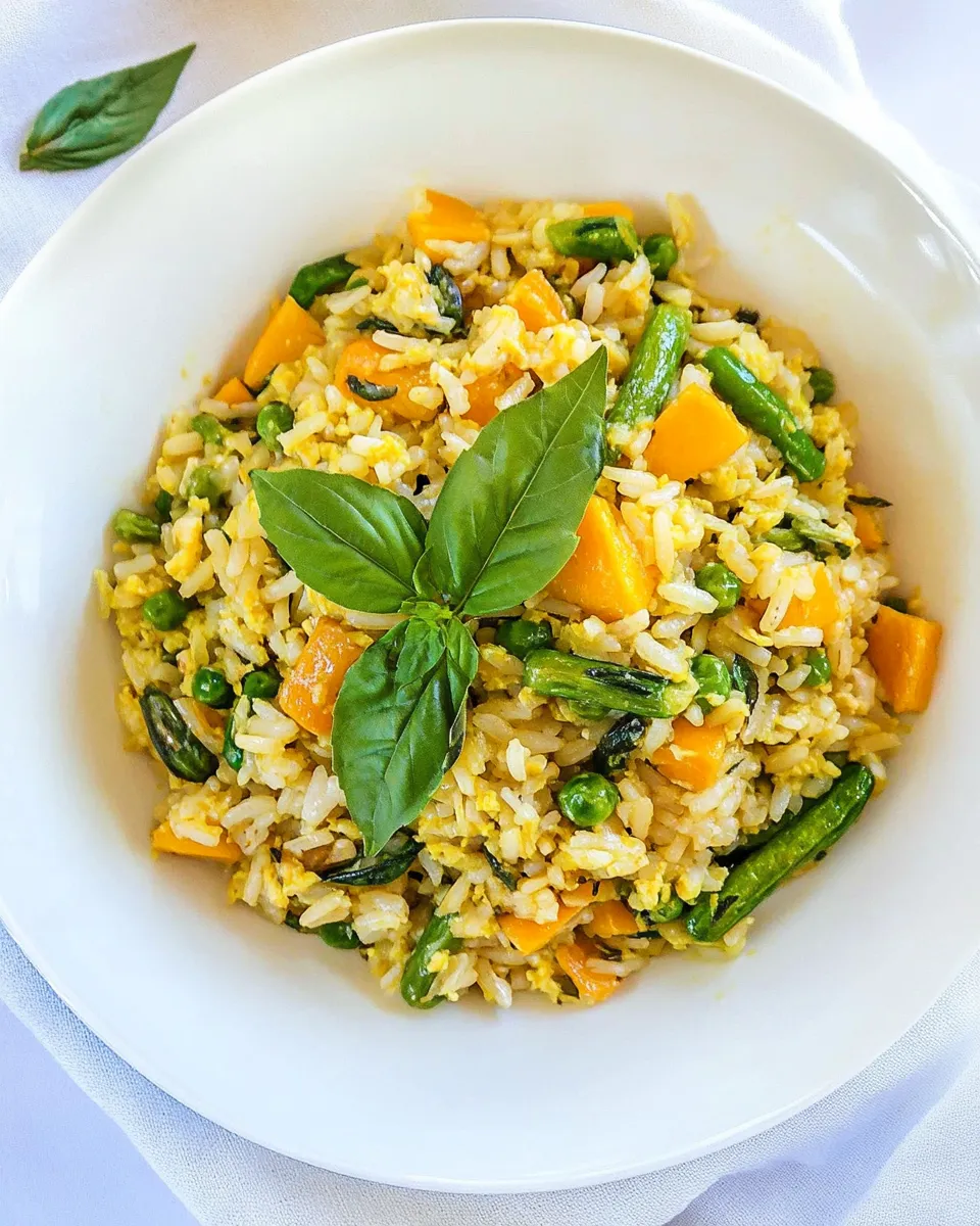 Quick Thai Green Curry Fried Rice recipe photo