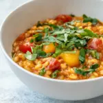 Homemade Thai Red Curry Risotto recipe photo