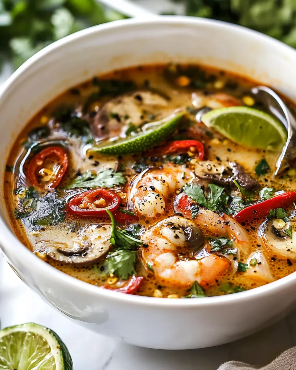 Classic Thai Tom Yum Soup Recipe image