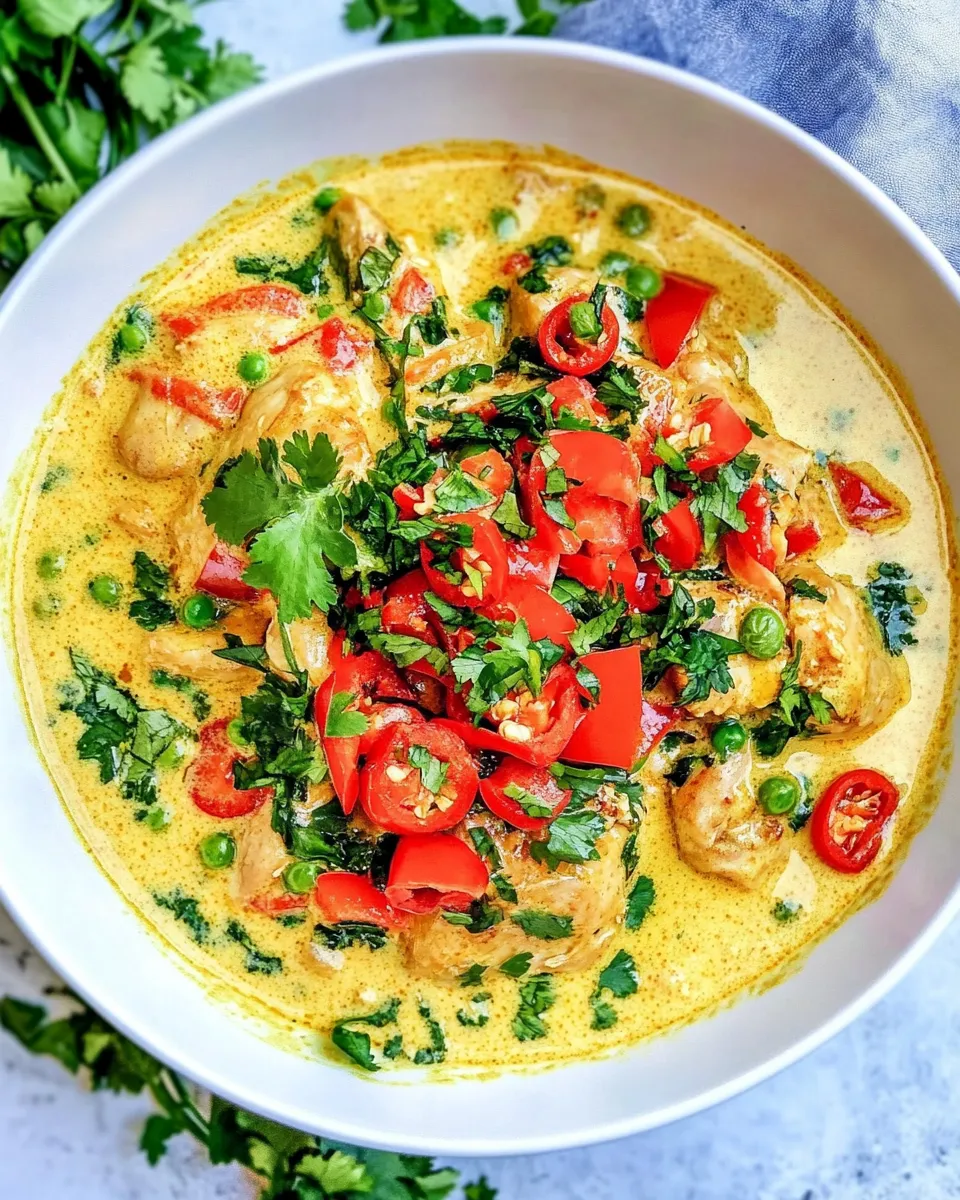 Classic Thai Yellow Curry Chicken image