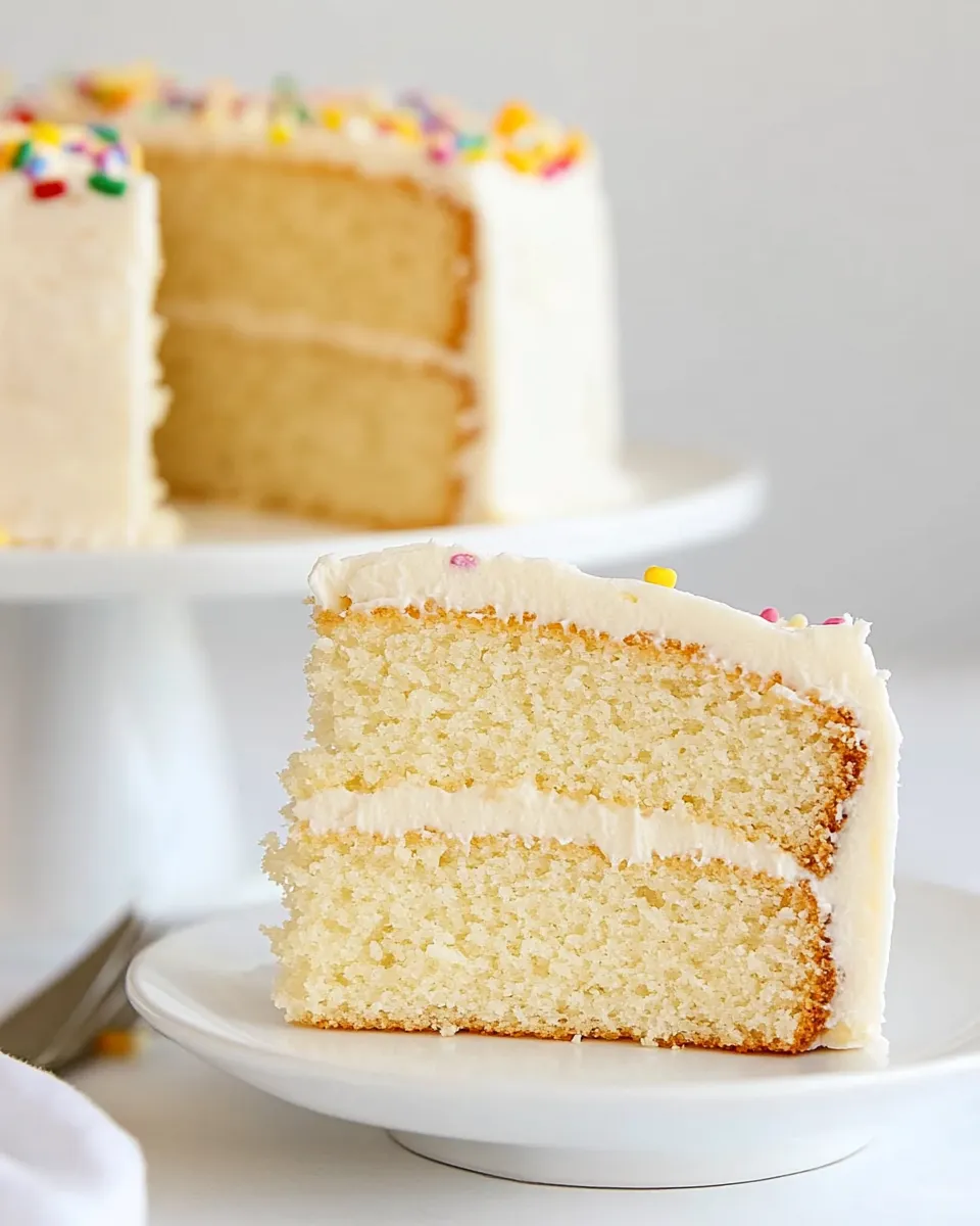 Classic The Absolute Best White Cake image