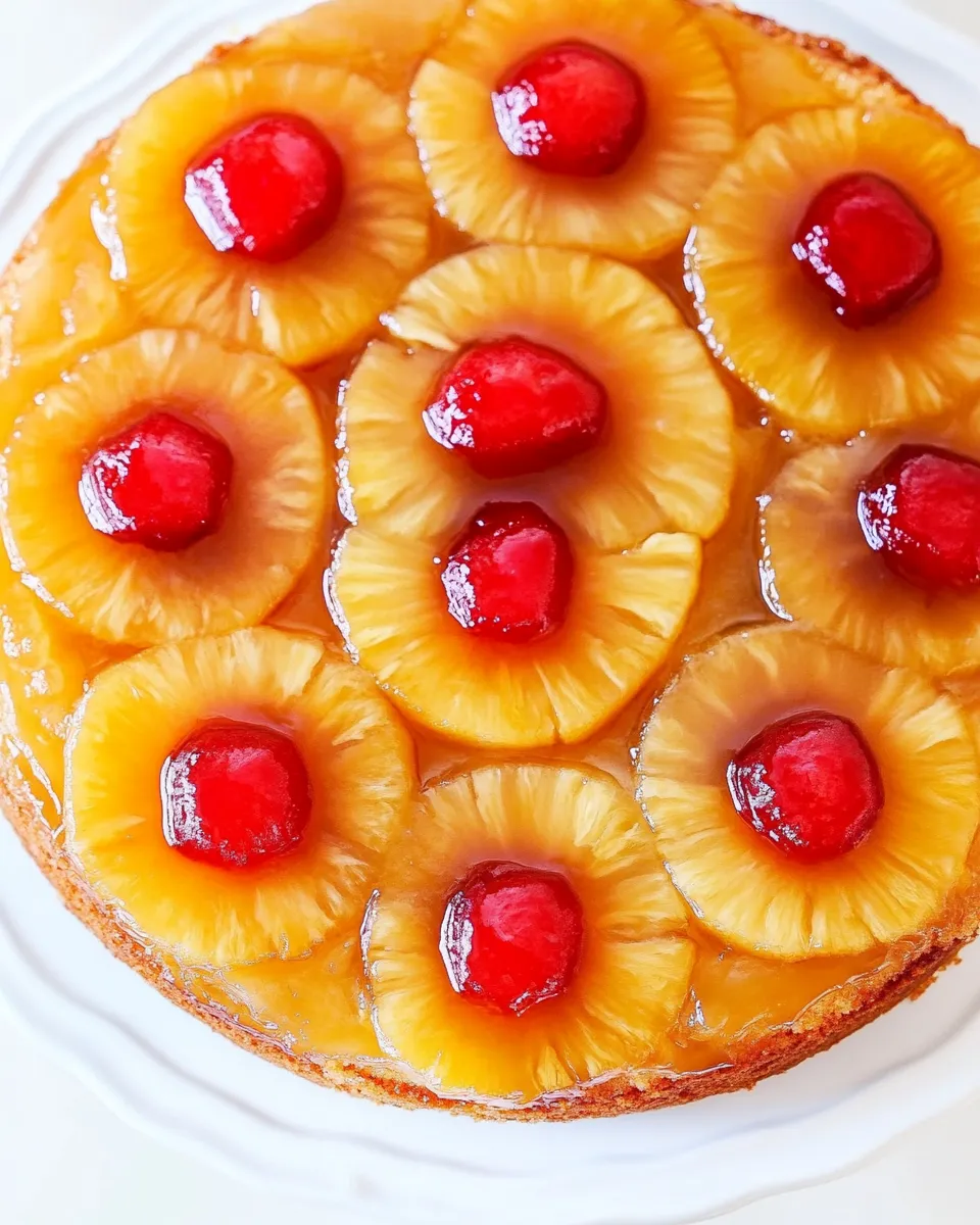 Delicious The Best Pineapple Upside Down Cake shot