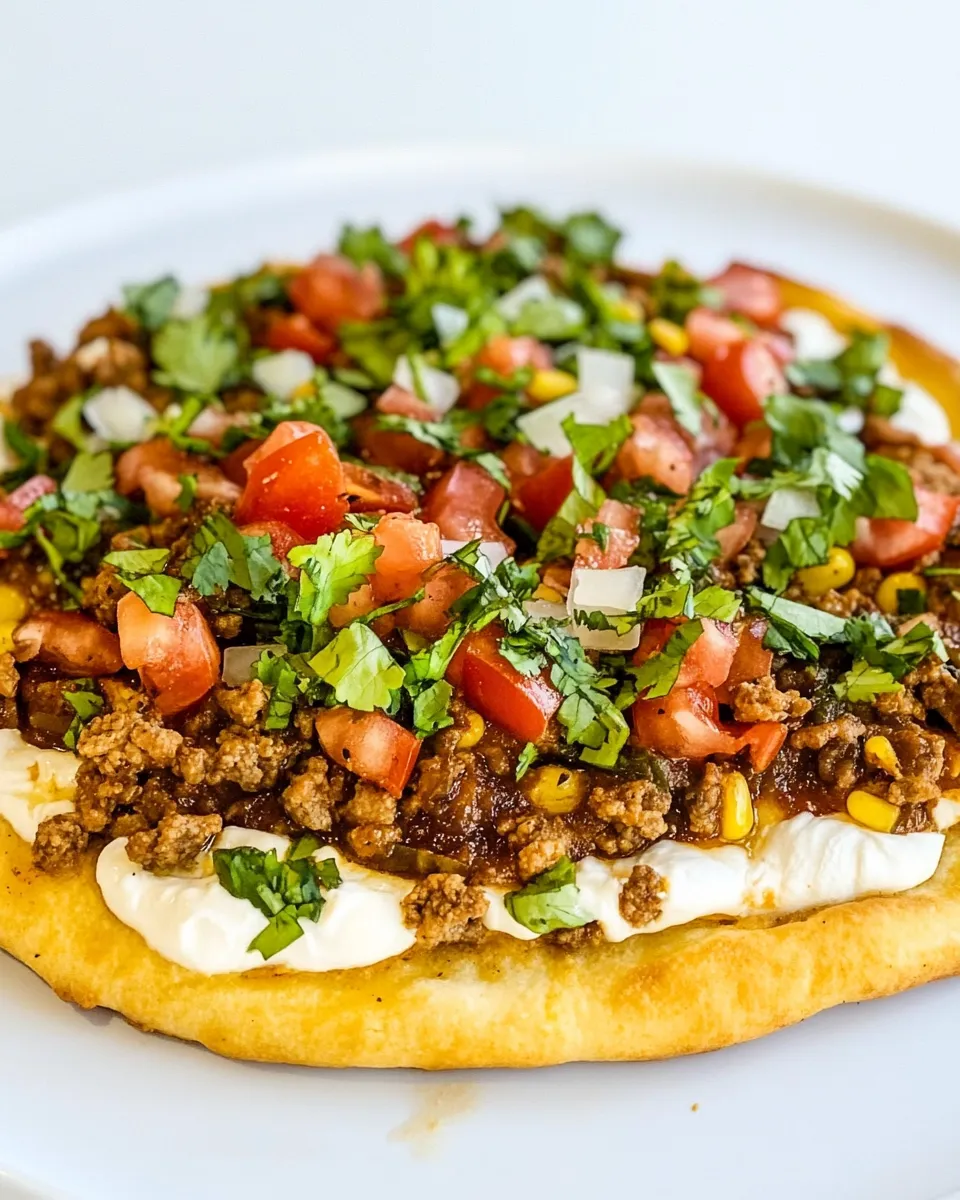 Homemade The Best Taco Pizza photo
