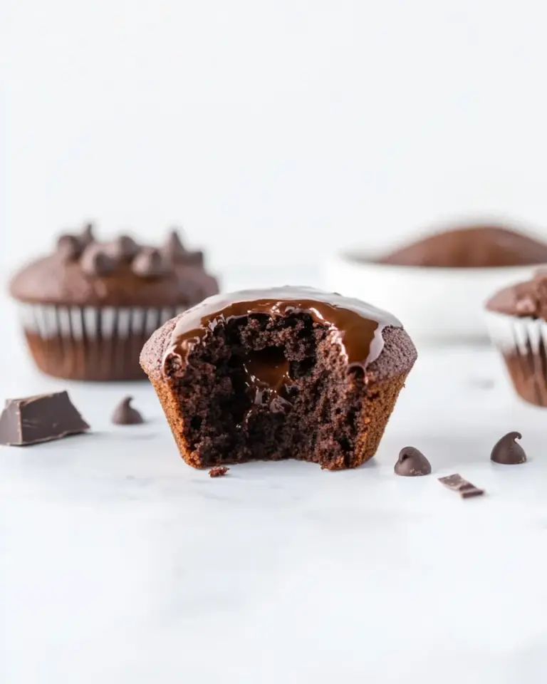 Easy The EASIEST Vegan Chocolate Muffins photo